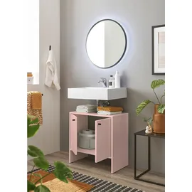 Möbel Kraft Waschbeckenunterschrank 60 x 60 cm Rosa/Pink