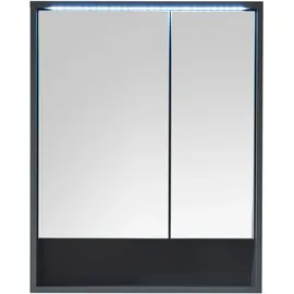 BASIC by Balculina Lucera 60 cm grau mit LED-Beleuchtung