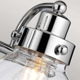 Elstead Lighting Wandlampe Badezimmerleuchte Wandleuchte Spiegellampe IP44 Chrom 2-flammig