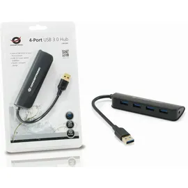 Conceptronic C4PUSB3 - Hub - 4 x SuperSpeed USB 3.0