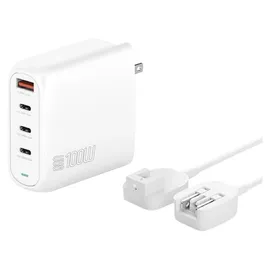 4smarts Ladegerät GaN Flex Pro 100W 3 USB-C+1 USB-A, Travel Edition