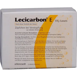 LECICARBON E CO2 Laxans Erwachsenensuppositorien 100 St