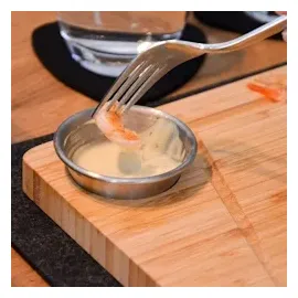 Dune Design DuneDesign 2er Set - 30x25 Raclette Brettchen Pfännchen Untersetzer