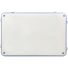 vidaXL Aufblasbare Schwimmmatte Blau und Weiß 300x150x15 cm