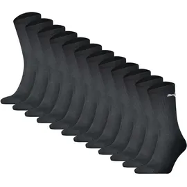Puma Sport Crew Socken 12er Pack Schwarz/Weiß 35-38