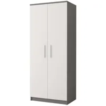 moeblo Drehtürenschrank MARSALA 80 x 193 x 50 cm Grau