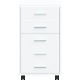 vidaXL Schubladenschrank 48 x 15 x 48 cm weiß