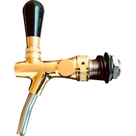 ich-zapfe Kolbenschankhahn , Zapfhahn - vergoldet, Length:55 mm
