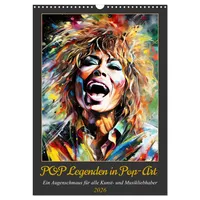 Calvendo POP Legenden in Pop-Art (Wandkalender 2026 DIN A3