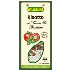 Rapunzel Risotto mit Tomaten und Basilikum bio