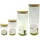 Fackelmann Set mit Kanistern 1,2 l 4-tlg. Braun/Transparent