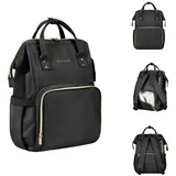 KIKKABOO Siena Wickeltasche Schwarz