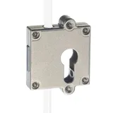 SOTech PZ Aufschraub-Drehstangenschloss Silberfarben 40 mm