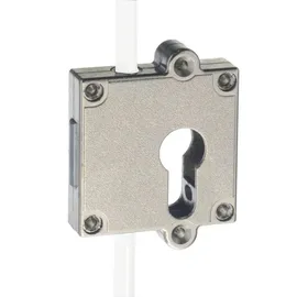 SOTech PZ Aufschraub-Drehstangenschloss Silberfarben 40 mm