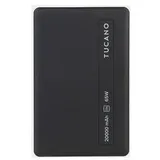 Tucano Power bank per laptop, 20000 mAh, Schwarz