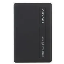 Tucano Power bank per laptop, 20000 mAh, Schwarz