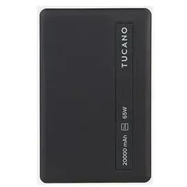 Tucano Power bank per laptop, 20000 mAh, Schwarz