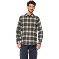 Jack Wolfskin Wanderweg Langarmhemd - Island Moss 41 -