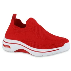 Damen Slip Ons in Rot