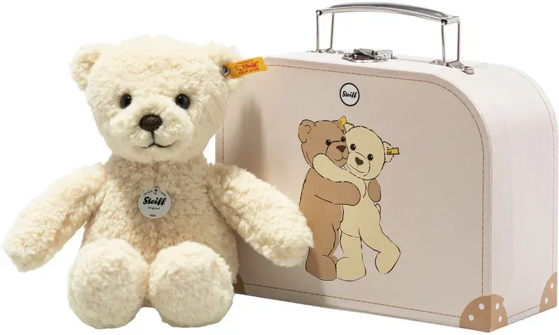 Steiff - Teddybär Mila (21Cm) Im Koffer In Vanille