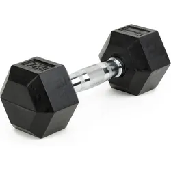 Kurzhantel Gummi Hex 7 kg Gewichtheben Unisex bunt 7 kg