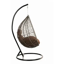 Home Deluxe Hängesessel  Cielo schwarz/braun