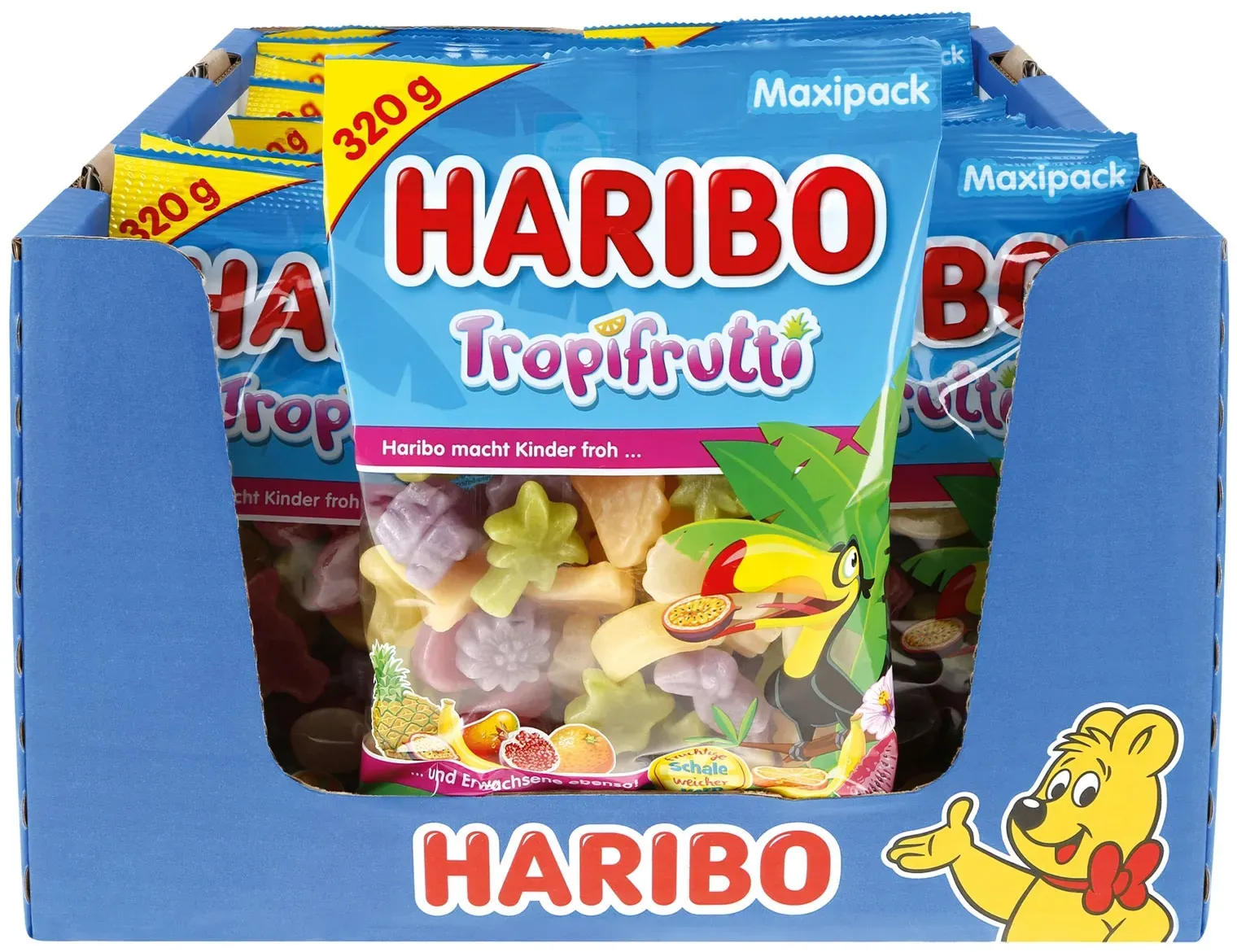 Haribo Fruchtgummi Tropi Frutti 320 g, 30er Pack