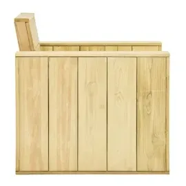vidaXL Gartenstuhl 89 x 76 x 76 cm imprägniert kiefernholz