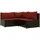 vidaXL Garten-Lounge-Set 3-tlg. braun