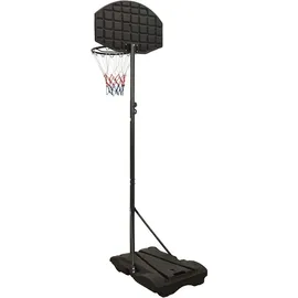 vidaXL Basketballständer Schwarz 216-250 cm