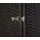 Mendler 3er-Mülltonnenverkleidung HWC-E25, Mülltonnenbox Mülltonnenabdeckung, Poly-Rattan 3x120l ~ braun