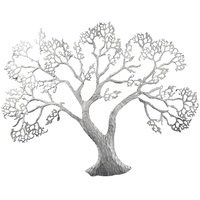 GILDE Wand Deko Wandrelief Baum silber«, silberfarben