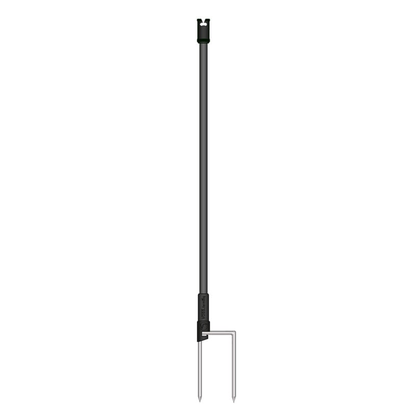 VOSS.farming NETmaster Ersatzpfahl, 65cm, 2 Spitzen, schwarz