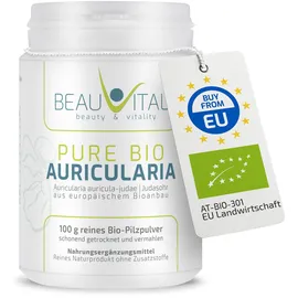 BEAUVITAL Pure Bio Auricularia Pulver 100 g