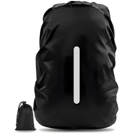 AVANA Regenschutz für Rucksäcke mit Reflexstreifen (10-70L) wasserdichte Regenhülle Schulranzen Rucksack Cover reflektierender Rucksacküberzug
