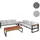 Mendler HWC-L26 Loungeset hellgrau
