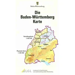 Die Baden-Württemberg Karte