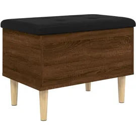 vidaXL Sitzbank mit Stauraum Braun Eichen-Optik 62 x 42 x 46 cm