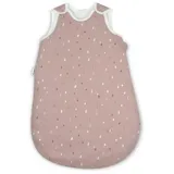 Ehrenkind Ehrenkind® Baby Sommerschlafsack Rund | Bio-Baumwolle | Sommer Schlafsack Gr. 50/56 Rose Tropfen | Schlafsack Baby Schlafsack Kinder
