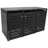 Freital Handels GmbH Mülltonnenbox 198 x 116 x 80 cm grau