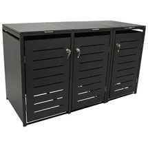 Freital Handels GmbH Mülltonnenbox 198 x 116 x 80 cm grau