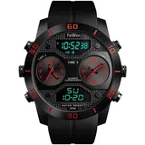 FeiWen Herrenuhr Fashion Digitaluhr Sportuhr 50M Wasserdicht Analog Quarz LED...