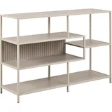 Actona Bücherregal 114 x 35 x 78 cm Grau