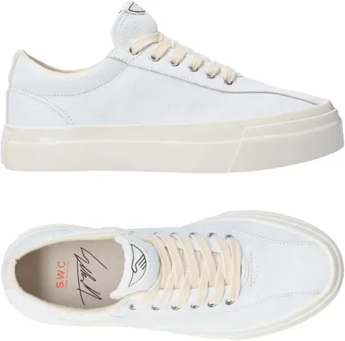 Stepney Dellow Trophy Crack Leather Damen Weiss