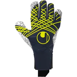 Uhlsport Prediction Supergrip+ HN Torwarthandschuhe marine/weiß/fluo gelb 10