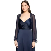 Vera Mont Bolero-Jacke mit gekräuseltem Ausschnitt 40