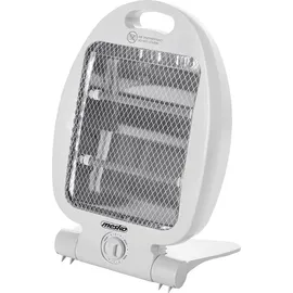Mesko Halogen-Strahlungsheizung Mesko 800Watt Heizung Kippschutz Halogen Heizgerät - Weiß