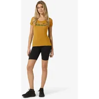 super.natural Trainingsshirt Surfing Flowers" in Gelb - L