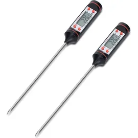 kwmobile Bratenthermometer 2-tlg. Kunststoff türkis