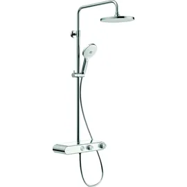 Duravit Duschsystem Shelf 1050 mit AP-Brausethermostat, weiß Hochglanz